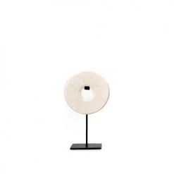 Bazar Bizar Statuettes Et Figurines Statue En Marbre Blanc Sur Une Petite Base En Métal