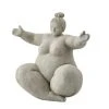 Lene Bjerre Statuettes Et Figurines Statue En Polyrésine Gris H24 -Sablie Vases Soldes statue en polyresine gris h24