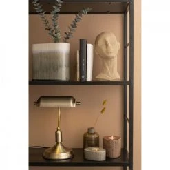 Present Time Statuettes Et Figurines Statue Face Art Large Résine Noir -Sablie Vases Soldes statue face art large resine noir 2