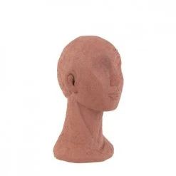 Present Time Statuettes Et Figurines Statue Face Art Résine Blanc -Sablie Vases Soldes statue face art resine blanc 2