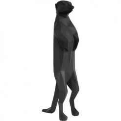Present Time Statuettes Et Figurines Statue Origami Noire Suricate H31,7cm -Sablie Vases Soldes statue origami noire suricate h31 7cm 3