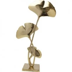 Kare Design Statuettes Et Figurines Statue Trois Feuilles De Ginkgo En Aluminium Doré H70 -Sablie Vases Soldes statue trois feuilles de ginkgo en aluminium dore h70 4