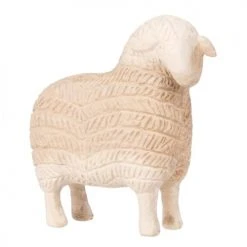 Maisons Du Monde Statuettes Et Figurines Statuette Brebis En Bois De Bouleau H11