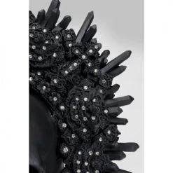 Kare Design Statuettes Et Figurines Statuette Crâne Avec Couronne En Polyrésine Noire H49 -Sablie Vases Soldes statuette crane avec couronne en polyresine noire h49 2