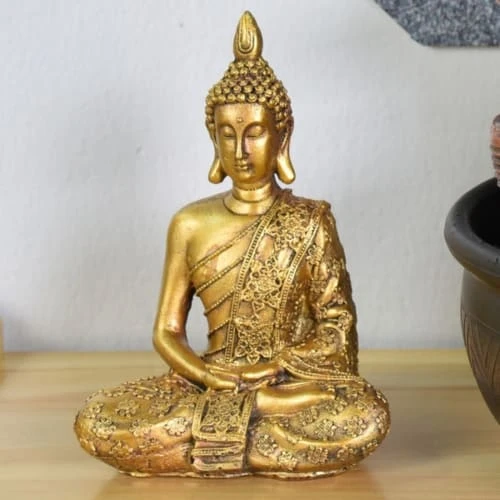Zen'Light Statuettes Et Figurines Statuette Décoration Sanci En Résine - H18cm 4 Zen'Light Statuettes Et Figurines Statuette Décoration Sanci En Résine - H18cm – Image 2