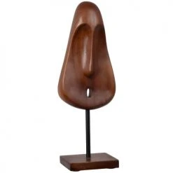 Maisons Du Monde Statuettes Et Figurines Statuette En Bois D'acacia Marron H26