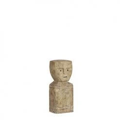 Mica Decorations Statuettes Et Figurines Statuette En Bois D'albizia Marron H21,5