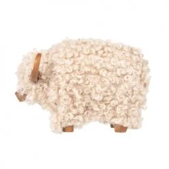 Maisons Du Monde Statuettes Et Figurines Statuette En Résine Et Coton Beige Et Marron H11