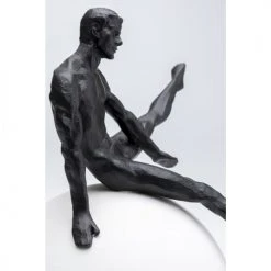 Kare Design Statuettes Et Figurines Statuette Gymnaste En Polyrésine Blanche Et Noire H33 -Sablie Vases Soldes statuette gymnaste en polyresine blanche et noire h33 3