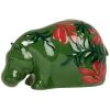Maisons Du Monde Statuettes Et Figurines Statuette Hippopotame En Dolomite Verte, Rouge Et Rose H14 -Sablie Vases Soldes statuette hippopotame en dolomite verte rouge et rose h14 1000 13 40 227303 1