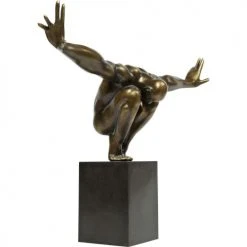 Kare Design Statuettes Et Figurines Statuette Homme En Polyrésine Bronze 75x52 -Sablie Vases Soldes statuette homme en polyresine bronze 75x52 3