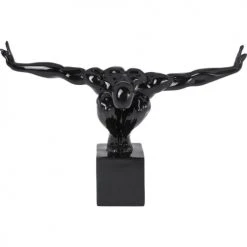 Kare Design Statuettes Et Figurines Statuette Homme En Polyrésine Noire 43x29