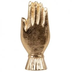 Maisons Du Monde Statuettes Et Figurines Statuette Main En Aluminium Doré H18 -Sablie Vases Soldes statuette main en aluminium dore h18 1000 1 5 227104 3