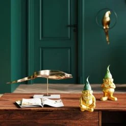 Kare Design Statuettes Et Figurines Statuette Nain Debout Doré H46 -Sablie Vases Soldes statuette nain debout dore h46 1