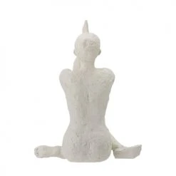 Bloomingville Statuettes Et Figurines Statuette Nina En Polyrésine Blanche H23,5cm -Sablie Vases Soldes statuette nina en polyresine blanche h23 5cm 4