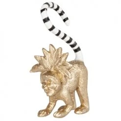Maisons Du Monde Statuettes Et Figurines Statuette Singe Dorée Et Noire