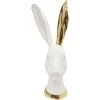 Kare Design Statuettes Et Figurines Statuette Tête De Lapin En Polyrésine Blanche Et Dorée -Sablie Vases Soldes statuette tete de lapin en polyresine blanche et doree