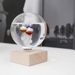 Kikkerland Statuettes Et Figurines Thermomètre De Galilée -Sablie Vases Soldes thermometre de galilee 3