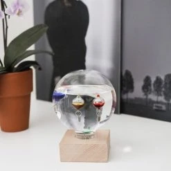 Kikkerland Statuettes Et Figurines Thermomètre De Galilée -Sablie Vases Soldes thermometre de galilee 4