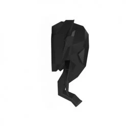 Potiron Paris Statuettes Et Figurines Trophée Décoratif Mural éléphant Noir En Polyrésine -Sablie Vases Soldes trophee decoratif mural elephant noir en polyresine 3