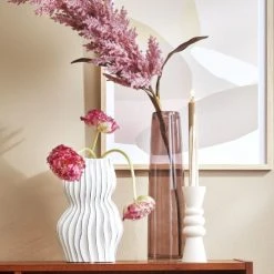 Mica Decorations Vases Vase A Fleur En Verre Marron Foncé H37.5 -Sablie Vases Soldes vase a fleur en verre marron fonce h37 5 2