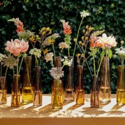 Mica Decorations Vases Vase A Fleur En Verre Marron H37.5 -Sablie Vases Soldes vase a fleur en verre marron h37 5 3