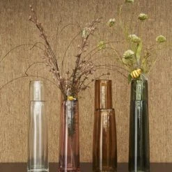 Mica Decorations Vases Vase A Fleur En Verre Transparent H37.5 -Sablie Vases Soldes vase a fleur en verre transparent h37 5 4