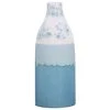 Beliani Vases Vase à Fleurs Blanc Et Bleu 35 Cm -Sablie Vases Soldes vase a fleurs blanc et bleu 35 cm