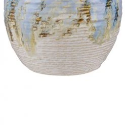 Beliani Vases Vase à Fleurs Multicolore 19 Cm -Sablie Vases Soldes vase a fleurs multicolore 19 cm 3