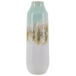 Beliani Vases Vase à Fleurs Multicolore 30 Cm