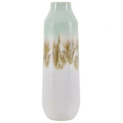 Beliani Vases Vase à Fleurs Multicolore 35 Cm