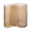Present Time Vases Vase Allure Wave Verre Marron -Sablie Vases Soldes vase allure wave verre marron