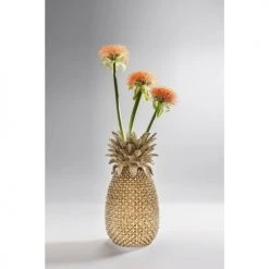 Kare Design Vases Vase Ananas En Polyrésine Dorée H50 -Sablie Vases Soldes vase ananas en polyresine doree h50 2