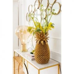 Kare Design Vases Vase Ananas En Polyrésine Dorée H50 -Sablie Vases Soldes vase ananas en polyresine doree h50 3
