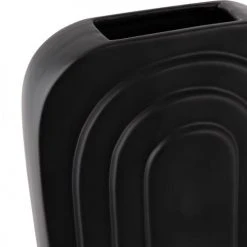 Present Time Vases Vase Arc Noir H18,4cm -Sablie Vases Soldes vase arc noir h18 4cm 3