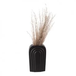 Present Time Vases Vase Arc Noir H18,4cm -Sablie Vases Soldes vase arc noir h18 4cm 5