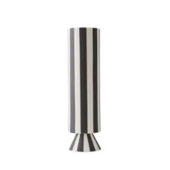 OYOY Living Design Vases Vase Caramel Et Rose 100% Grès Ø8,5xH31cm -Sablie Vases Soldes vase blanc et noir 100 gres oe8 5xh31cm 4