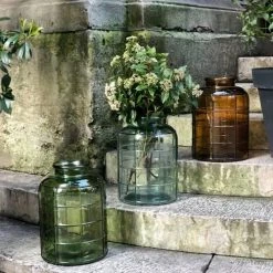 Maison Tilleul Vases Vase Bonbonne Art Déco Marron -Sablie Vases Soldes vase bonbonne art deco marron 3