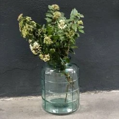 Maison Tilleul Vases Vase Bonbonne Art Déco Transparent -Sablie Vases Soldes vase bonbonne art deco transparent 4