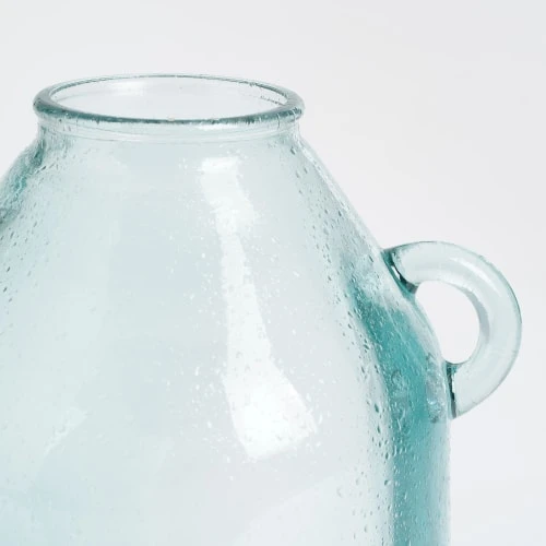Mica Decorations Vases Vase Bouteille En Verre Recyclé Bleu Clair H25.5 4 Mica Decorations Vases Vase Bouteille En Verre Recyclé Bleu Clair H25.5 – Image 2