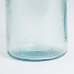 Mica Decorations Vases Vase Bouteille En Verre Recyclé Bleu Clair H45 -Sablie Vases Soldes vase bouteille en verre recycle bleu clair h45 3