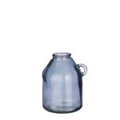 Mica Decorations Vases Vase Bouteille En Verre Recyclé Taupe H25.5 -Sablie Vases Soldes vase bouteille en verre recycle gris h25
