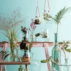 Mica Decorations Vases Vase Bouteille En Verre Recyclé Vert H100 -Sablie Vases Soldes vase bouteille en verre recycle vert h100 5