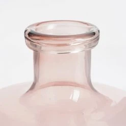 Mica Decorations Vases Vase Bouteille En Verre Rose H21.5 -Sablie Vases Soldes vase bouteille en verre rose h21 5 3