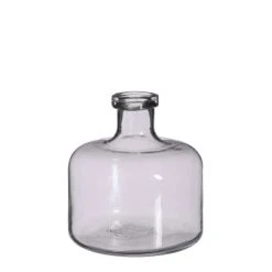 Mica Decorations Vases Vase Bouteille En Verre Vert H21.5 -Sablie Vases Soldes vase bouteille en verre transparent h21 5 1