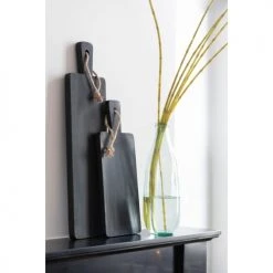 LANADECO Vases Vase Bouteille En Verre Transparent H40cm -Sablie Vases Soldes vase bouteille en verre transparent h40cm 1