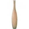 LANADECO Vases Vase Bouteille Verre Beige H100cm -Sablie Vases Soldes vase bouteille verre beige h100cm