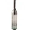 LANADECO Vases Vase Bouteille Verre Métallique Gris H100cm -Sablie Vases Soldes vase bouteille verre metallique gris h100cm