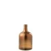 LANADECO Vases Vase Bouteille Verre Métallique Marron H43cm 2 LANADECO Vases Vase Bouteille Verre Métallique Marron H43cm -Sablie Vases Soldes vase bouteille verre metallique marron h43cm