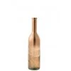 LANADECO Vases Vase Bouteille Verre Métallique Marron H75cm -Sablie Vases Soldes vase bouteille verre metallique marron h75cm